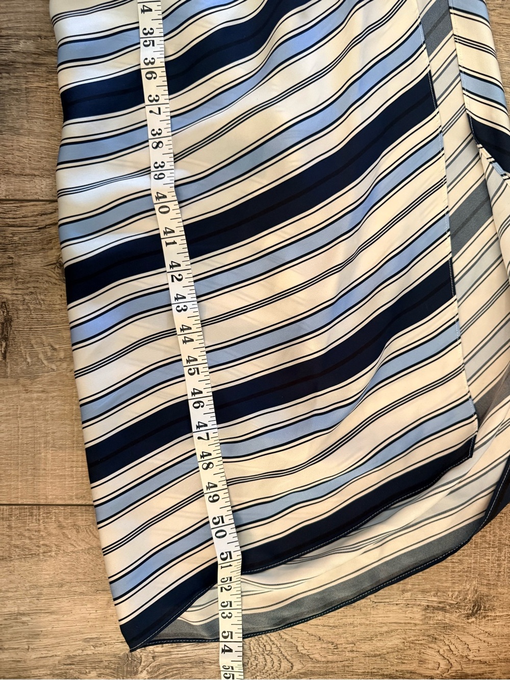 Veronica Beard Kadie Striped Silk Dress Blue Size 6 - Picture 11 of 11